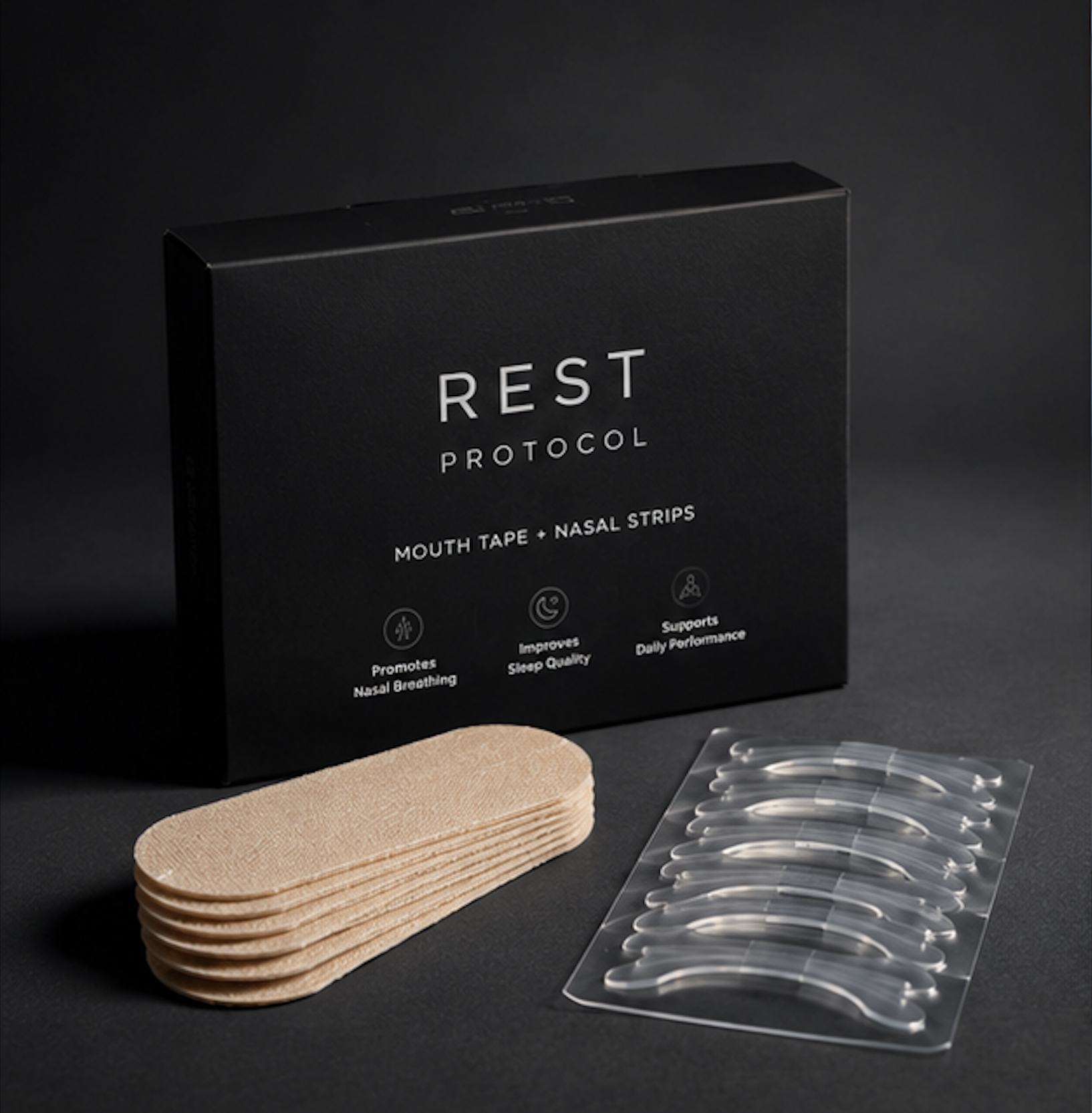 REST Protocol mouth tape + nasal strips